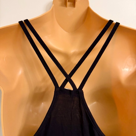 Black Graphic Pajama Tank Top - Picture 6 of 6
